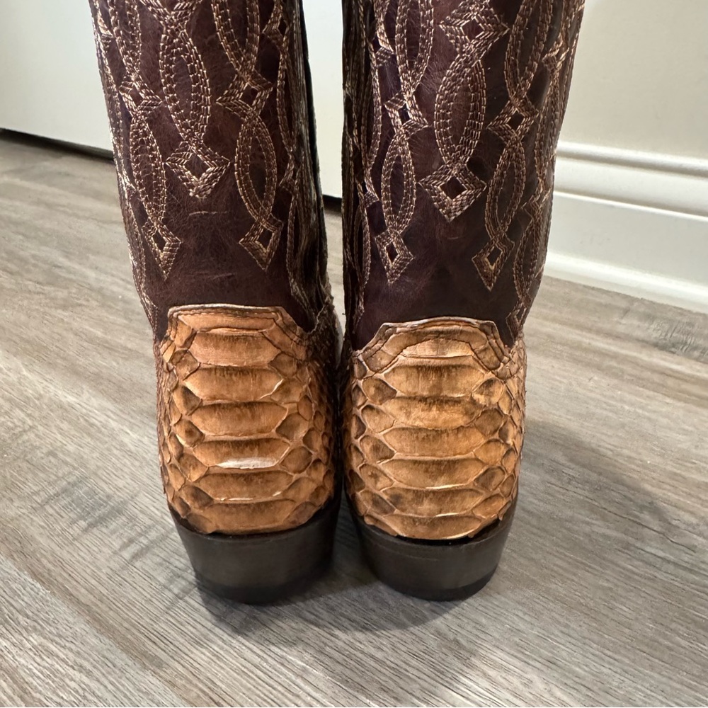 Cody James Exotic Python Round Toe Western Cowboy… - image 9